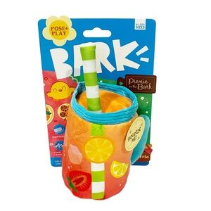 Bark Spring Picnic in The Bark Spiked‎ Punch Dog Plush Toy Squeaky NEW